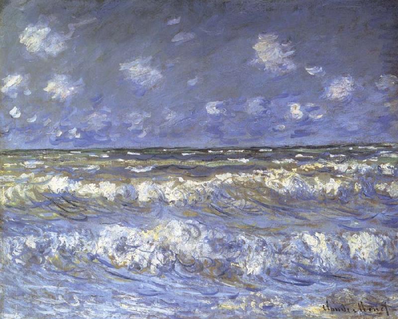 Claude Monet A Stormy Sea France oil painting art